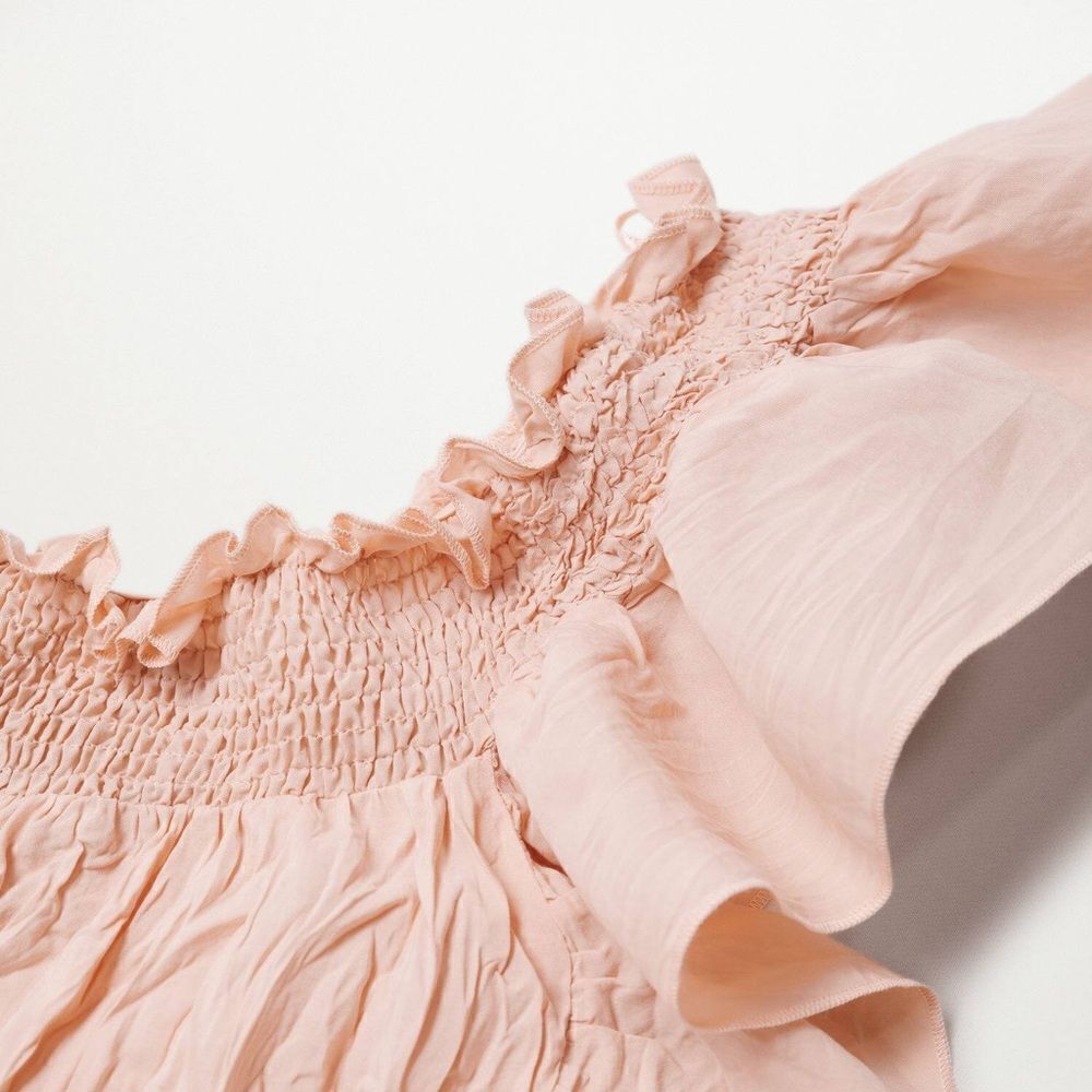 Mango Textured Ruffled Blouse - Picture 3 of 5